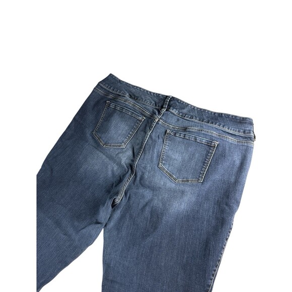 Torrid Premium Dark Wash Jegging Skinny Ankle Cropped Jeans 26R Plus Size Denim - Picture 4 of 11